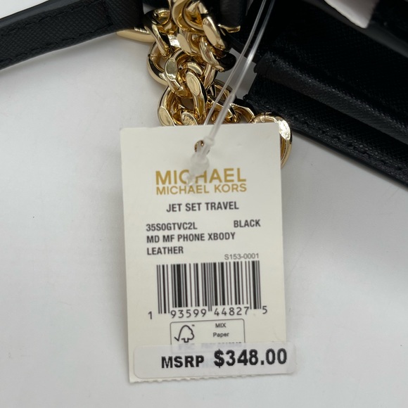 Michael Kors MF Phone Xbody Bag Black - Picture 12 of 12